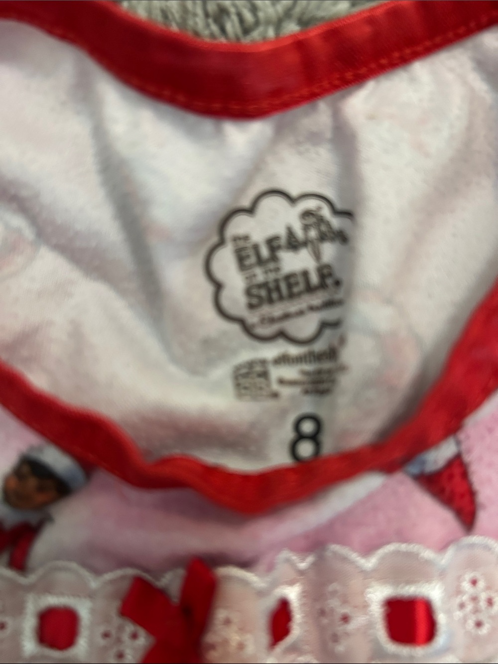 Girls Holiday Pajamas + Matching Doll PJs Bundle - Sizes 8 & 10 - Picture 5 of 16
